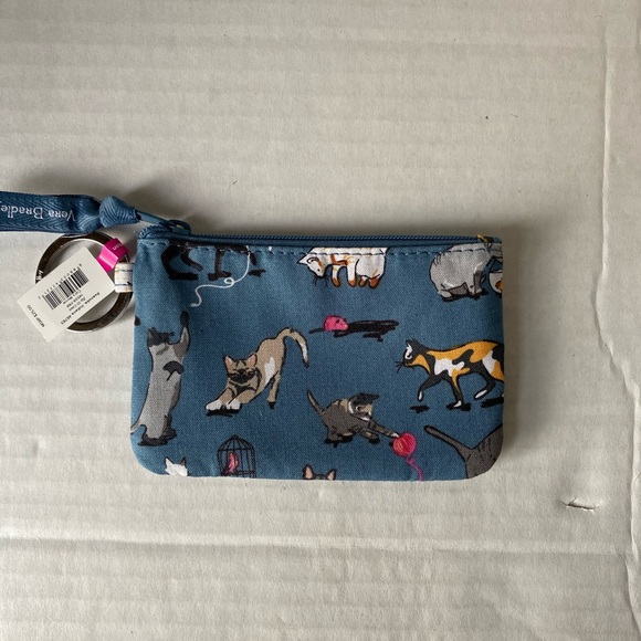 Vera Bradley Zip ID Case Cat’s Meow New - Picture 2 of 12